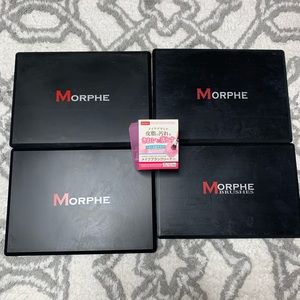 Morphe palettes (4) plus free brush cleaner